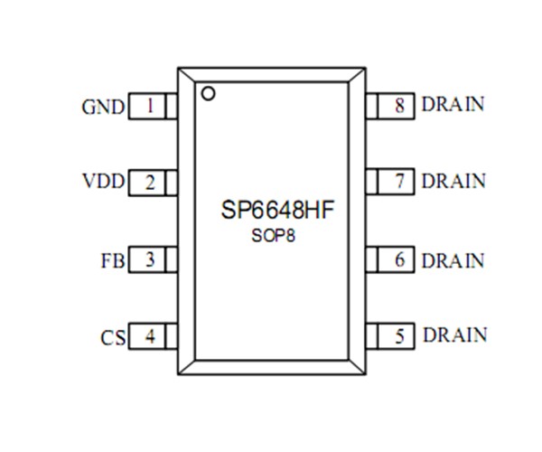 SP6648HF   18WPD/QC快充充電器方案