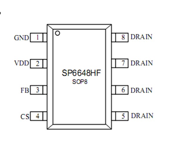 無(wú)錫硅動(dòng)力推出國(guó)內(nèi)首款PD18W充電器方案，SP6648HF，內(nèi)置MOS，貼片封裝